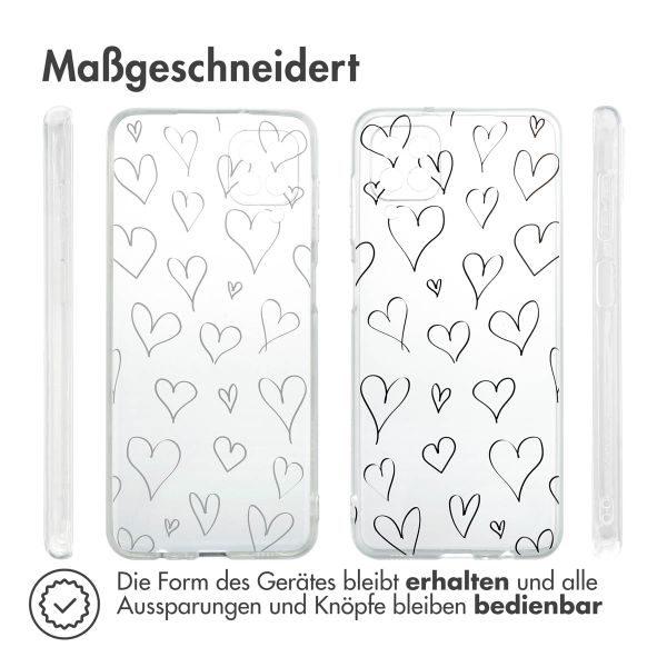 imoshion Design Hülle Samsung Galaxy A12 - Hearts