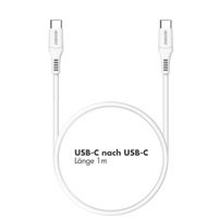 Accezz USB-C- auf USB-C-Kabel - 1 m - Weiß