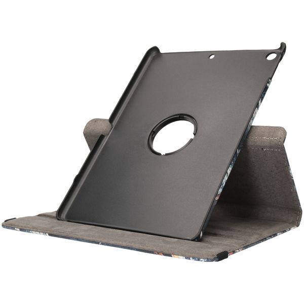 imoshion 360° drehbare Design Tablet Klapphülle Apple iPad 9 (2021) 10.2 Zoll / iPad 8 (2020) 10.2 Zoll / iPad 7 (2019) 10.2 Zoll - Black Marble