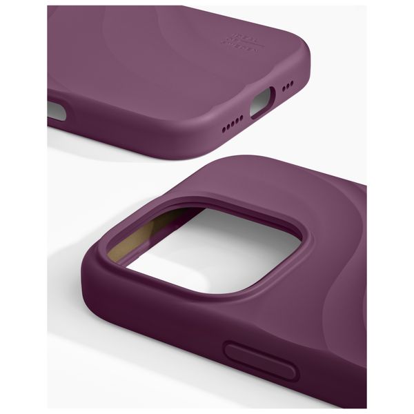 iDeal of Sweden Soft Swirl Silicone MagSafe Hülle Apple iPhone 16 Pro Max - Velvet Plum