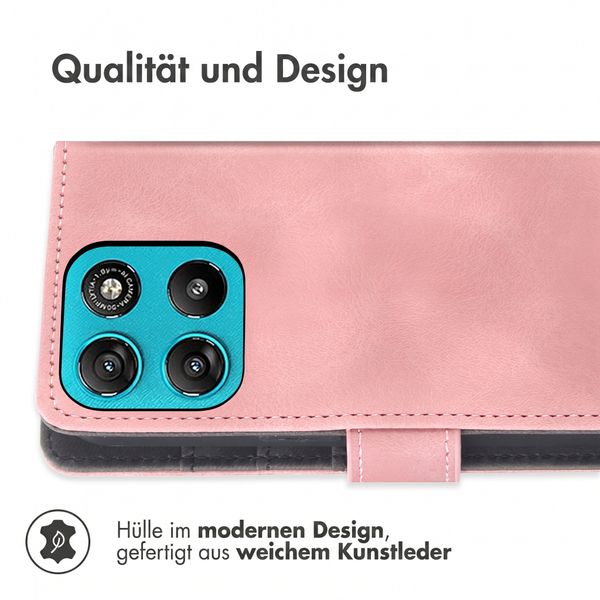 imoshion Klapphülle mit Kordel Motorola Moto G77 - Rosa