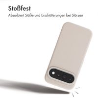 Accezz Liquid Silikoncase mit MagSafe Google Pixel 11 / 11 Pro / 10 / 10 Pro - Stone