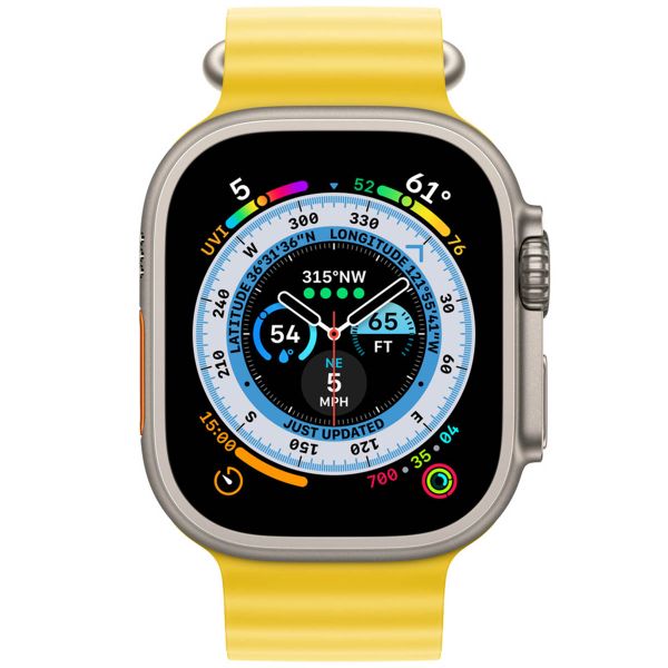 Apple Ocean Armand für das  Apple Watch Series 1 t/m 11 / SE / Ultra (44/45/46/49 mm) - Yellow