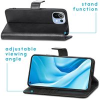 imoshion Luxuriöse Klapphülle Xiaomi Mi 11 Lite (5G/4G) / 11 Lite 5G NE - Schwarz