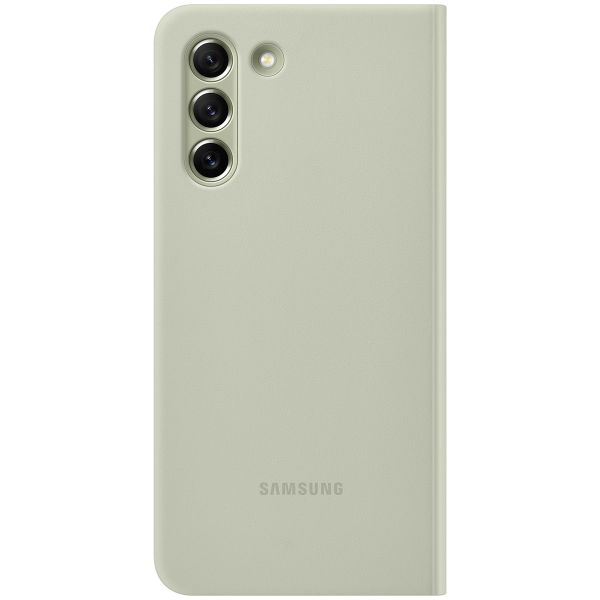 Samsung Original Clear View Cover Klapphülle für das Galaxy S21 FE - Olive Green