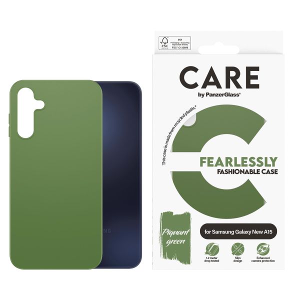 CARE by PanzerGlass Fashion Back Cover Samsung Galaxy A16 - Grün