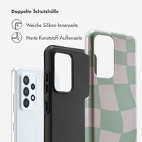 Selencia Vivid Tough Back Cover für das Samsung Galaxy A52(s) (5G/4G) - Groovy Sage Green