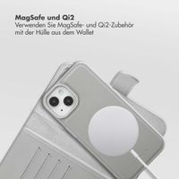 Selencia Olyn Abnehmbare Bookcase mit MagSafe Apple iPhone 14 / 13 - Grau