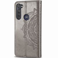 Mandala Klapphülle Motorola Moto G Pro - Grau