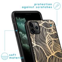 imoshion Design Hülle für das iPhone 11 Pro - Blätter / Schwarz