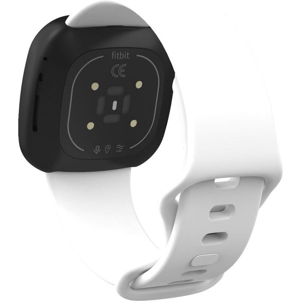 imoshion Silikonband für das  Fitbit Versa 4/ 3 / Sense (2) - Weiß
