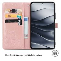 imoshion Mandala Klapphülle für das Xiaomi Redmi Note 14 5G - Rose Gold