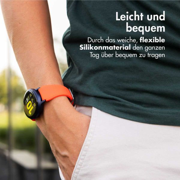 imoshion Flexibles Silikonarmband - Universeller 22-mm-Anschluss - Orange