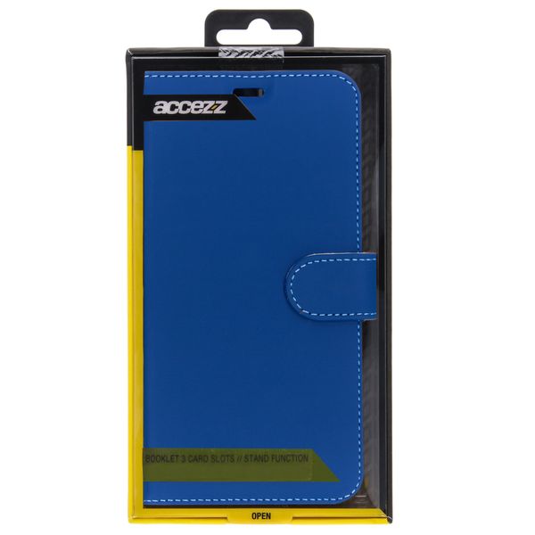 Accezz Wallet TPU Klapphülle Apple iPhone Xs Max - Blau
