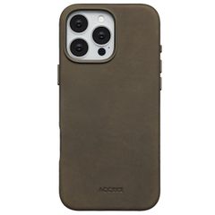 Accezz Vintage Leather Magsafe Backcover Apple iPhone 16 Pro Max - Rustic Brown