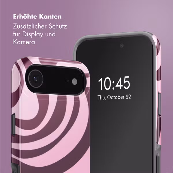 Selencia Vivid Rückabdeckung mit MagSafe Apple iPhone Air - Wavy Swirl Pink Plum