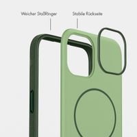 imoshion Color Backcover mit Thin MagSafe Ring Apple iPhone 14 / 13 - Dunkelgrün