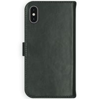 Selencia Echtleder Klapphülle Apple iPhone X / Xs - Grün