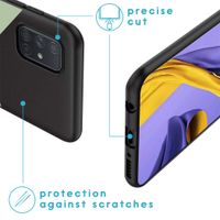 imoshion Design Hülle Samsung Galaxy A71 - Marmor - Grün / Schwarz