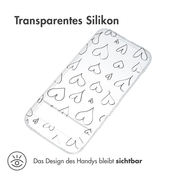 imoshion Design Hülle Google Pixel 8a - Hearts