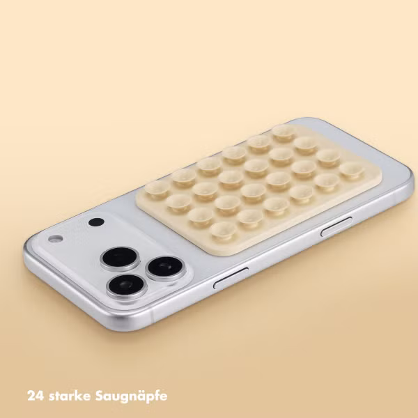 Selencia MagSafe-Saugnapf-Handyhalterung - Butter Yellow