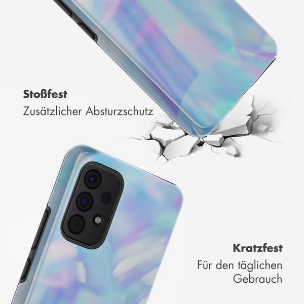 Selencia Vivid Back Cover Samsung Galaxy A53 - Holographic Blue Dream