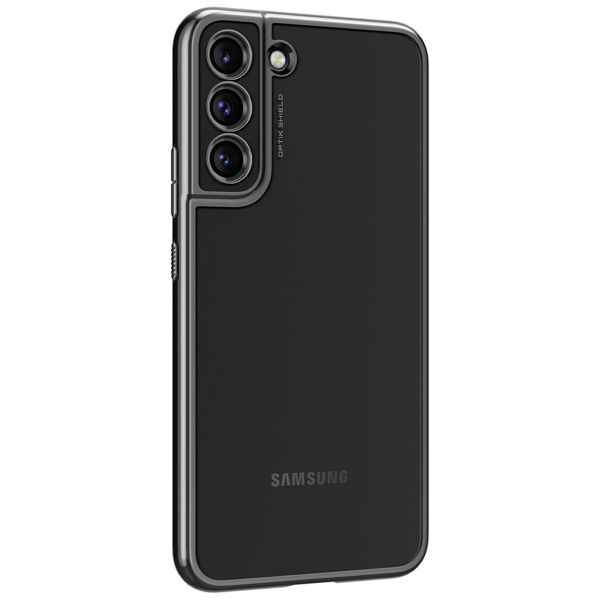 Spigen Optik Crystal Backcover für das Samsung Galaxy S22 - Transparent / Grau