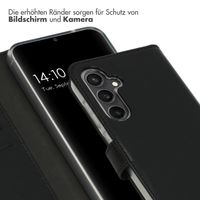 Selencia Echtleder Klapphülle für das Samsung Galaxy S23 FE - Schwarz