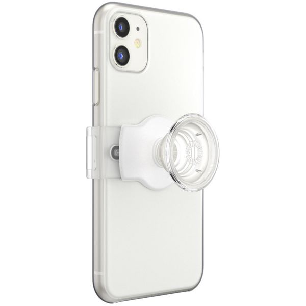 PopSockets PopGrip - Abnehmbar - Slide Stretch Clear On White