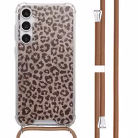 imoshion Design Hülle mit Band Samsung Galaxy A55 - Leopard Mood