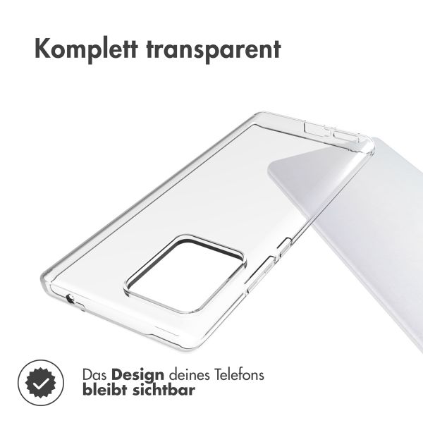 Accezz TPU Clear Cover für das Motorola Moto Edge 30 Ultra - Transparent