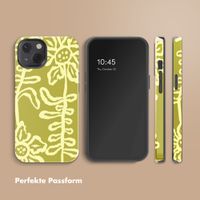 Selencia Vivid Back Cover Apple iPhone 13 - Chalky Bloom