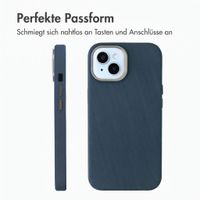Accezz Mesh Backcover mit MagSafe Apple iPhone 15 - Dunkelblau
