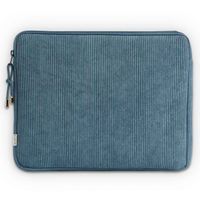Selencia Cord Laptop Hülle 13-14 Zoll - Laptop Sleeve - Slate Blue