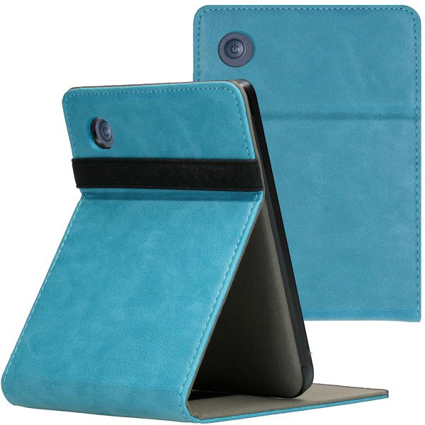 imoshion Stand Flipcase für das Kobo Clara 2E / Tolino Shine 4 - Hellblau