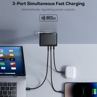 Baseus GaN5 Pro | Schnellladegerät - 2x USB-C + 1x USB-A - 160 Watt