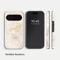 Selencia Vivid Rückabdeckung mit MagSafe Google Pixel 11 - Golden Beige Marble
