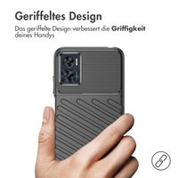 imoshion Thunder Backcover Motorola Moto E22 - Schwarz