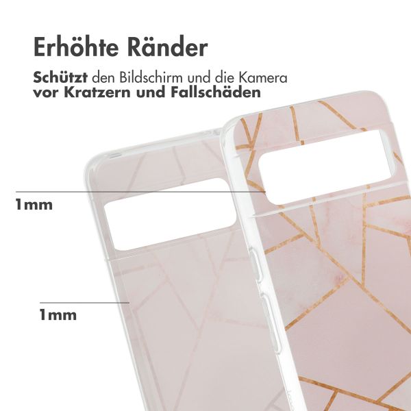 imoshion Design Hülle für das Google Pixel 8 Pro - Pink Graphic