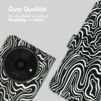 imoshion Design Klapphülle Xiaomi Redmi A3 - Black And White