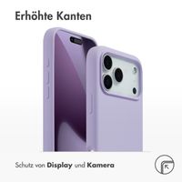 Accezz Liquid Silikoncase mit MagSafe Apple iPhone 17 Pro Max - Violett