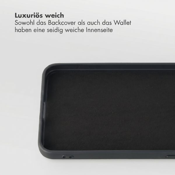 Selencia Olyn Abnehmbare Bookcase mit MagSafe Samsung Galaxy A57 (5G) - Schwarz