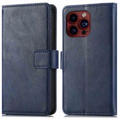 imoshion Luxuriöse Klapphülle Apple iPhone 15 Pro Max - Dunkelblau