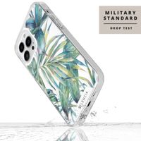 Selencia Zarya Fashion-Backcover mit zuverlässigem Schutz Apple iPhone 13 Pro Max - Green Jungle Leaves