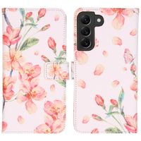 imoshion Design TPU Klapphülle für das Samsung Galaxy S22 Plus - Blossom Watercolor