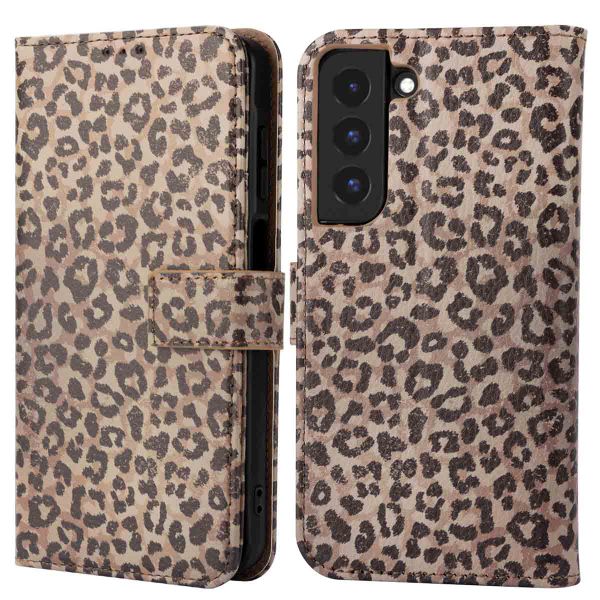 imoshion Design Klapphülle Samsung Galaxy S22 - Leopard Mood