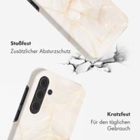 Selencia Vivid Back Cover Samsung Galaxy A55 - Golden Beige Marble