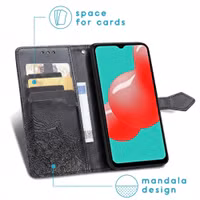 imoshion Mandala Klapphülle Samsung Galaxy A32 (5G) - Schwarz
