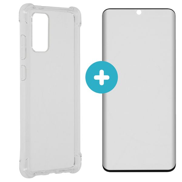 imoshion Anti-Shock Backcover + Premium Screen Protector S20 Plus