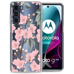 imoshion Design Hülle für das Motorola Moto G200 - Cherry Blossom